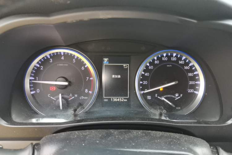 Used Toyota Highlander 2021 2.0T Four-Wheel Drive Luxury Edition 7 Seats Instrument Cluster
