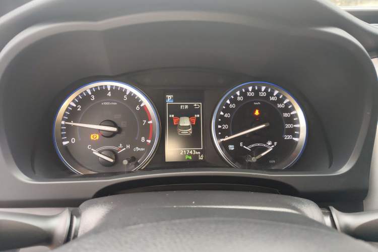 Used Toyota Highlander 2021 2.0T Four-Wheel Drive Prestige Version 7 Seats Instrument Cluster