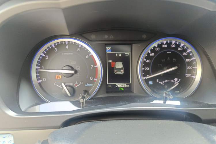 Used Toyota Highlander 2021 2.0T Four-Wheel Drive Luxury Edition 7 Seats Instrument Cluster