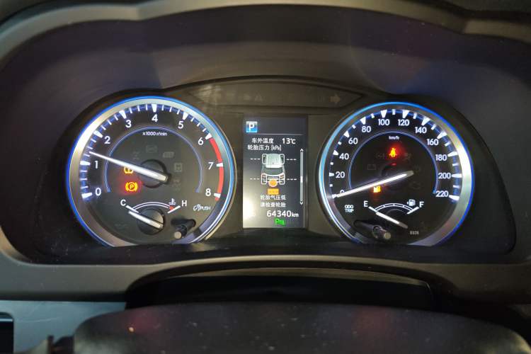 Used Toyota Highlander 2021 2.0T Four-Wheel Drive Luxury Edition 7 Seats Instrument Cluster