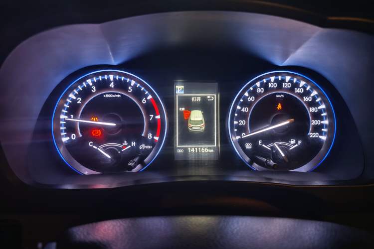Used Toyota Highlander 2021 2.0T Four-Wheel Drive Luxury Edition 7 Seats Instrument Cluster