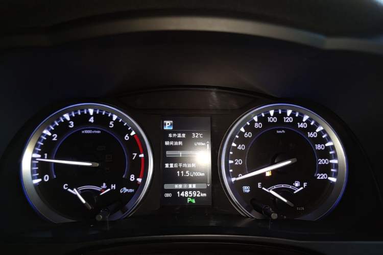 Used Toyota Highlander 2021 2.0T Four-Wheel Drive Luxury Edition 7 Seats Instrument Cluster