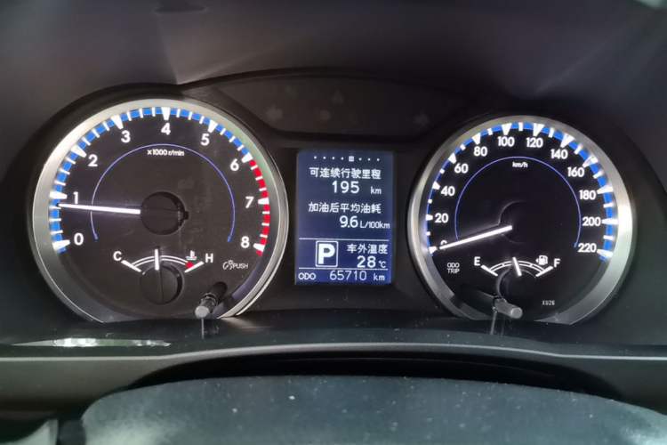 Used Toyota Highlander 2021 2.0T Two-Wheel Drive Elite Edition 5 Seats Instrument Cluster