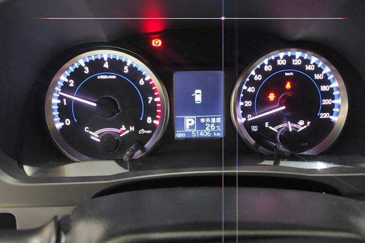 Used Toyota Highlander 2021 2.0T Two-Wheel Drive Elite Version 7-Seater Instrument Cluster
