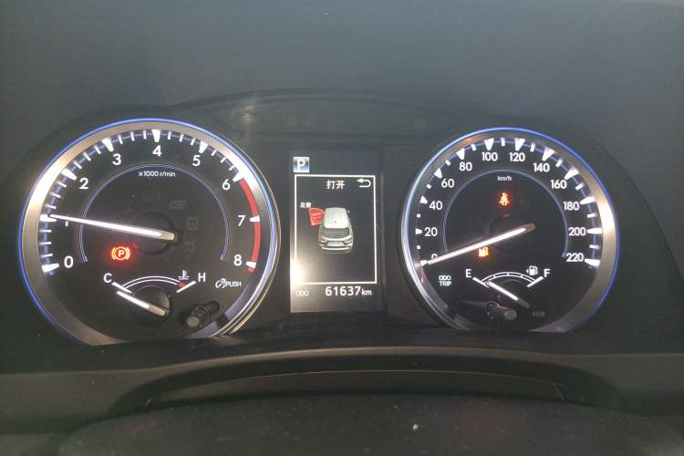 Used Toyota Highlander 2021 2.0T Four-Wheel Drive Luxury Edition 7 Seats Instrument Cluster