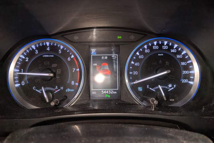 Used Toyota Highlander 2021 2.0T Four-Wheel Drive Luxury Edition 7 Seats Instrument Cluster