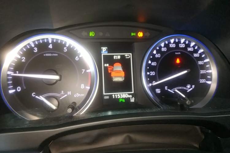 Used Toyota Highlander 2021 2.0T Four-Wheel Drive Knight Edition 7 Seats Instrument Cluster