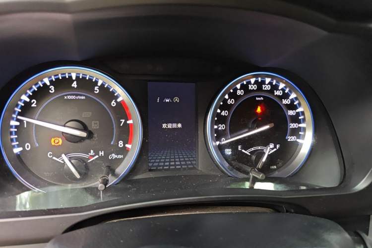 Used Toyota Highlander 2021 2.0T Four-Wheel Drive Prestige Version 7 Seats Instrument Cluster