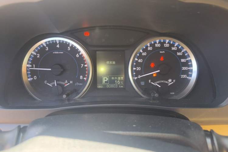 Used Toyota Highlander 2021 2.0T Four-Wheel Drive Elite Edition 7-Seater Instrument Cluster