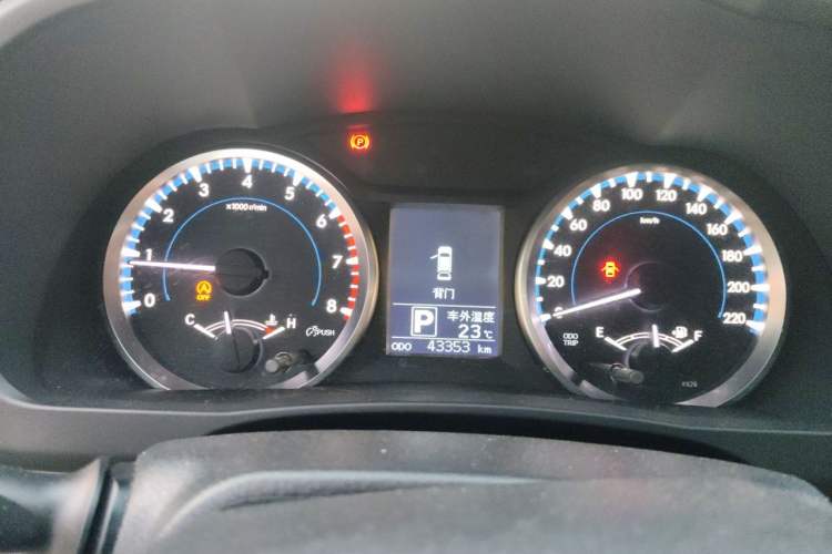 Used Toyota Highlander 2021 2.0T Two-Wheel Drive Elite Version 7-Seater Instrument Cluster