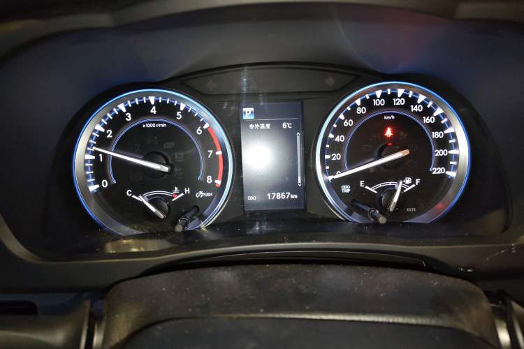 Used Toyota Highlander 2021 2.0T Four-Wheel Drive Luxury Edition 7 Seats Instrument Cluster