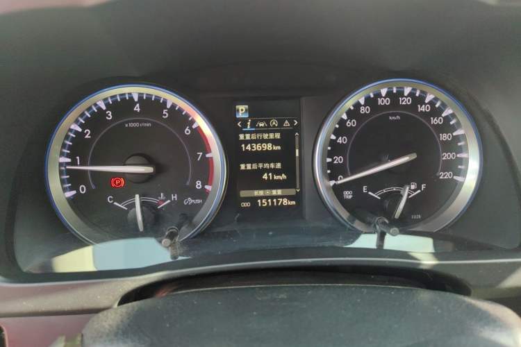 Used Toyota Highlander 2021 2.0T Four-Wheel Drive Luxury Edition 7 Seats Instrument Cluster