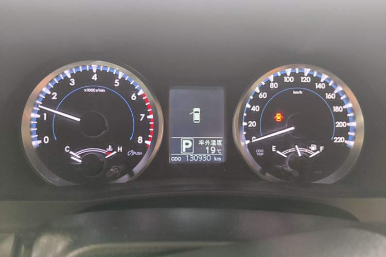 Used Toyota Highlander 2021 2.0T Four-Wheel Drive Elite Edition 7-Seater Instrument Cluster