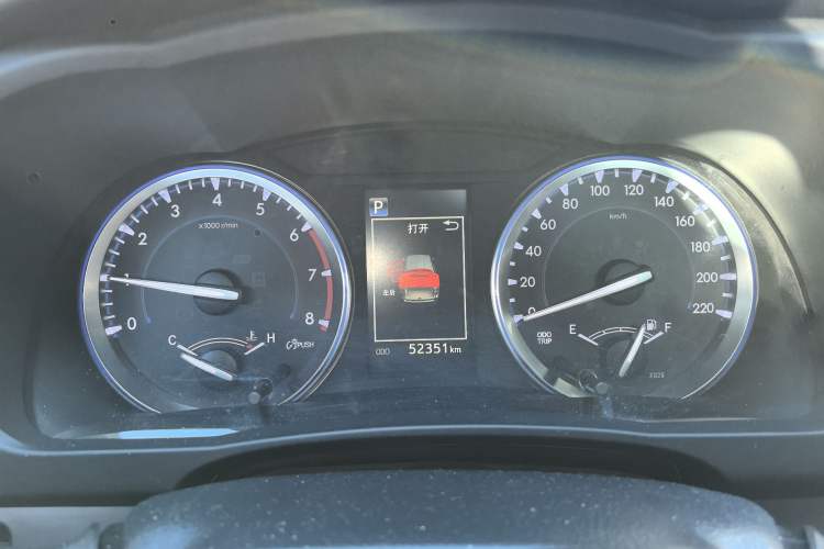 Used Toyota Highlander 2021 2.0T Four-Wheel Drive Luxury Edition 7 Seats Instrument Cluster