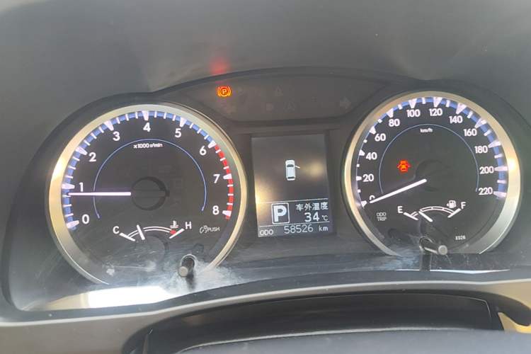 Used Toyota Highlander 2021 2.0T Two-Wheel Drive Elite Edition 5 Seats Instrument Cluster