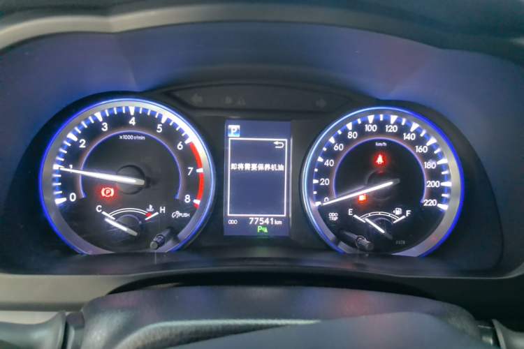 Used Toyota Highlander 2021 2.0T Four-Wheel Drive Luxury Edition 7 Seats Instrument Cluster