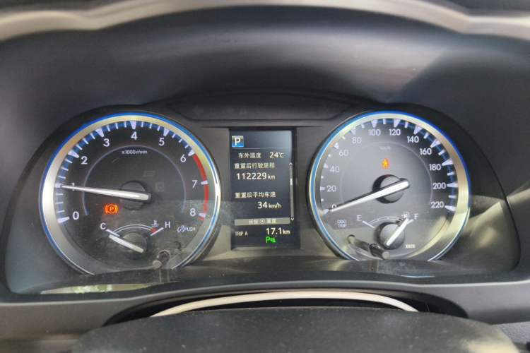 Used Toyota Highlander 2021 2.0T Four-Wheel Drive Luxury Edition 7 Seats Instrument Cluster