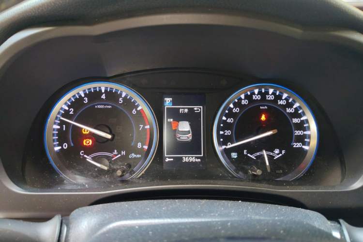 Used Toyota Highlander 2021 2.0T Four-Wheel Drive Luxury Edition 7 Seats Instrument Cluster