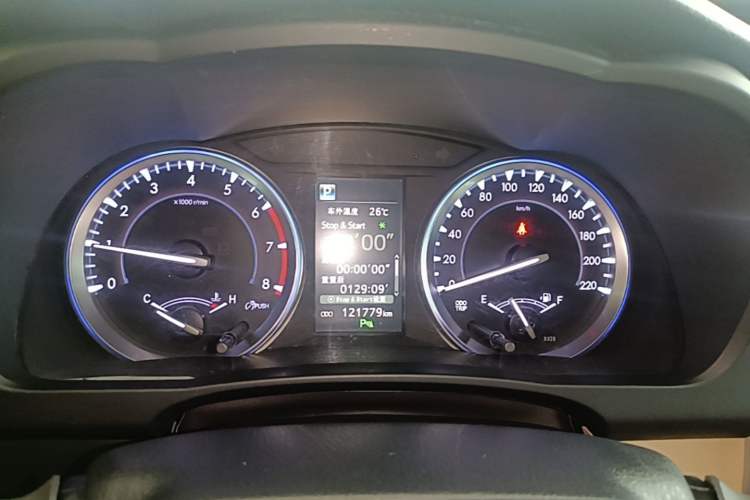 Used Toyota Highlander 2021 2.0T Four-Wheel Drive Prestige Version 7 Seats Instrument Cluster