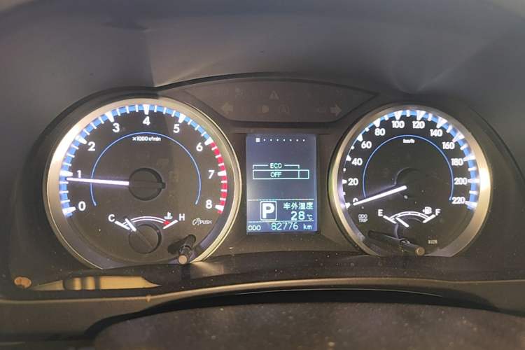 Used Toyota Highlander 2021 2.0T Two-Wheel Drive Elite Version 7-Seater Instrument Cluster