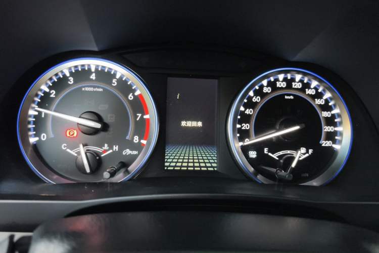 Used Toyota Highlander 2021 2.0T Four-Wheel Drive Prestige Version 7 Seats Instrument Cluster
