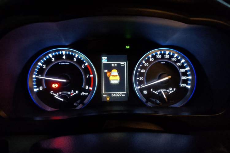 Used Toyota Highlander 2021 2.0T Four-Wheel Drive Luxury Edition 7 Seats Instrument Cluster