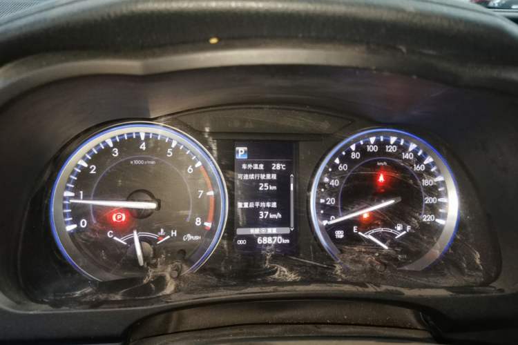 Used Toyota Highlander 2021 2.0T Four-Wheel Drive Luxury Edition 7 Seats Instrument Cluster