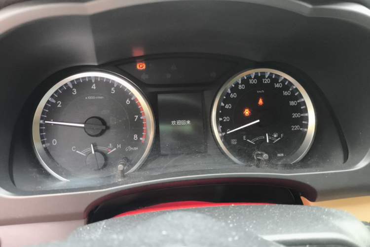 Used Toyota Highlander 2021 2.0T Four-Wheel Drive Elite Edition 7-Seater Instrument Cluster