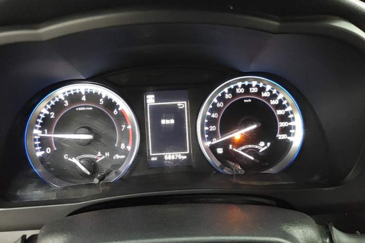 Used Toyota Highlander 2021 2.0T Four-Wheel Drive Luxury Edition 7 Seats Instrument Cluster