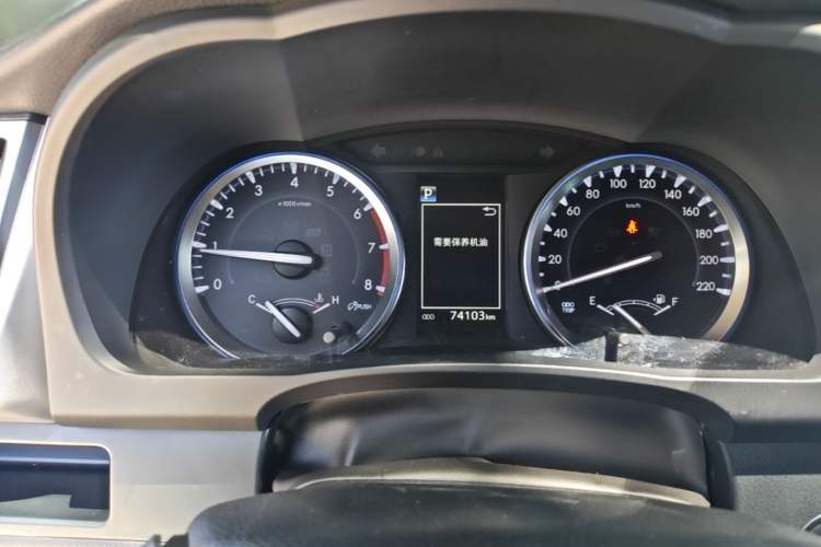 Used Toyota Highlander 2021 2.0T Four-Wheel Drive Luxury Edition 7 Seats Instrument Cluster