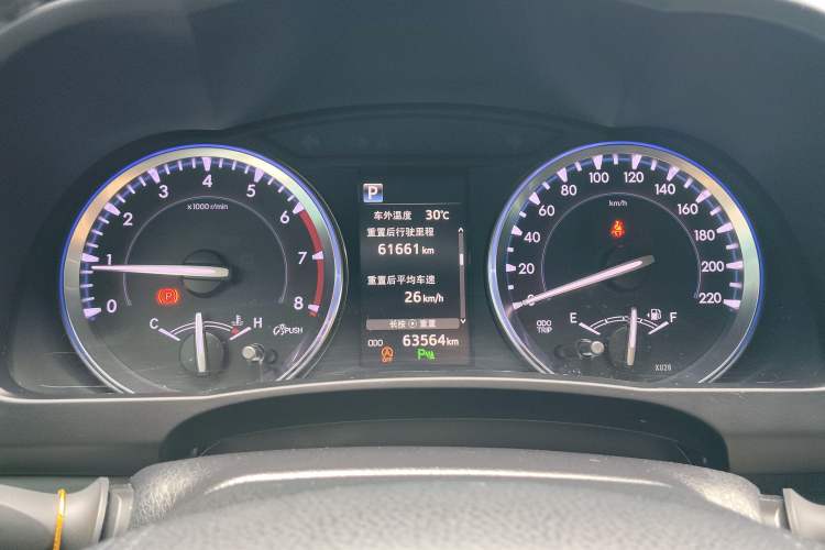 Used Toyota Highlander 2021 2.0T Four-Wheel Drive Luxury Edition 7 Seats Instrument Cluster