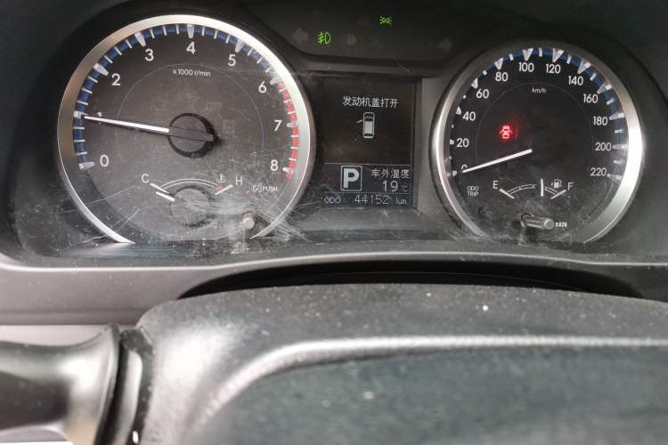 Used Toyota Highlander 2021 2.0T Four-Wheel Drive Elite Edition 7-Seater Odometer Close Up