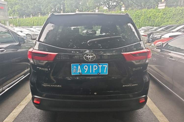 Used Toyota Highlander 2021 2.0T Four-Wheel Drive Prestige Version 7 Seats Rear