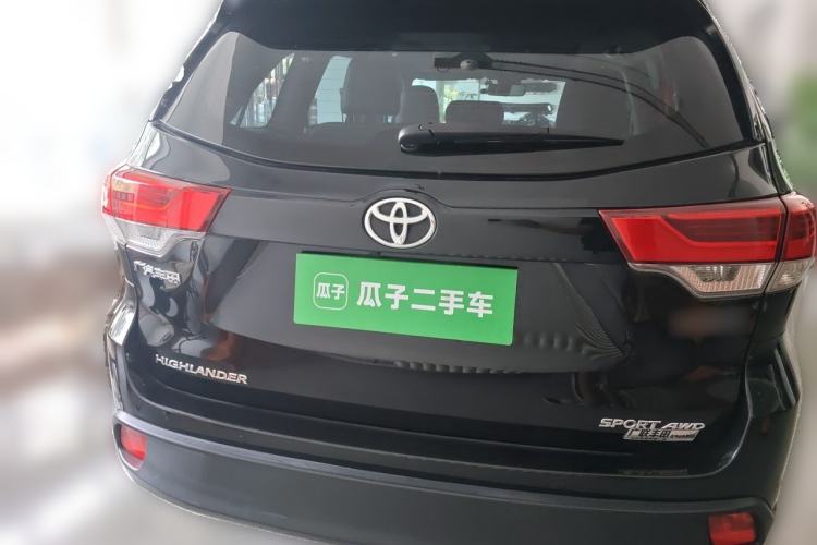 Used Toyota Highlander 2021 2.0T Four-Wheel Drive Prestige Version 7 Seats Rear