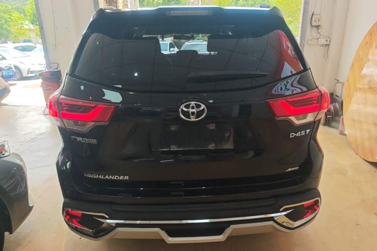 Used Toyota Highlander 2021 2.0T Four-Wheel Drive Elite Edition 7-Seater Rear