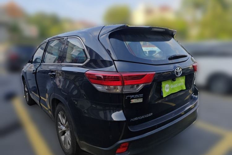 Used Toyota Highlander 2021 2.0T Four-Wheel Drive Elite Edition 7-Seater Rear Left 45 Deg