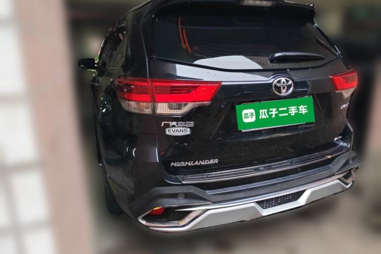 Used Toyota Highlander 2021 2.0T Four-Wheel Drive Elite Edition 7-Seater Rear Left 45 Deg
