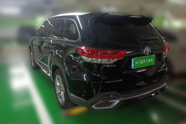 Used Toyota Highlander 2021 2.0T Four-Wheel Drive Luxury Edition 7 Seats Rear Left 45 Deg