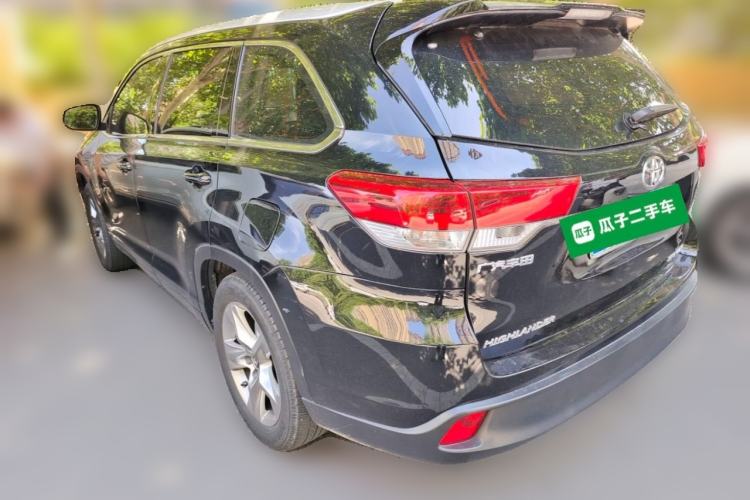 Used Toyota Highlander 2021 2.0T Four-Wheel Drive Prestige Version 7 Seats Rear Left 45 Deg