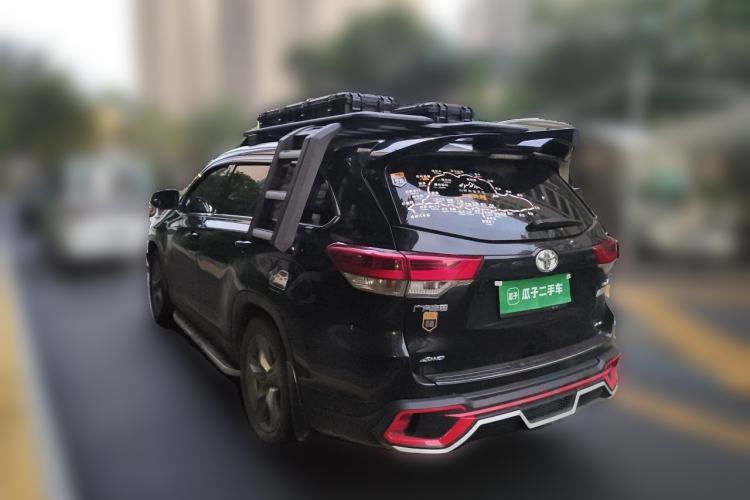 Used Toyota Highlander 2021 2.0T Four-Wheel Drive Luxury Edition 7 Seats Rear Left 45 Deg