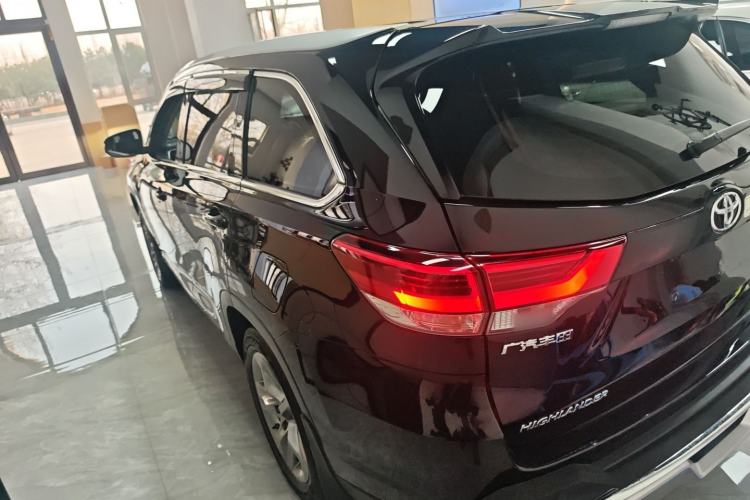 Used Toyota Highlander 2021 2.0T Four-Wheel Drive Luxury Edition 7 Seats Rear Left 45 Deg