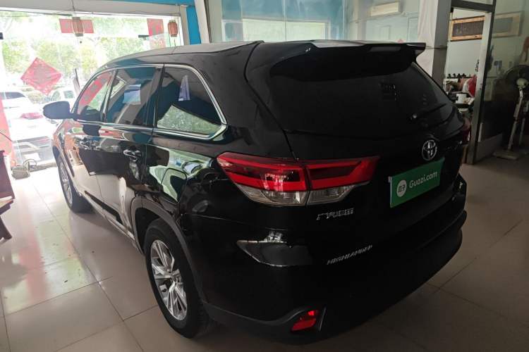 Used Toyota Highlander 2021 2.0T Four-Wheel Drive Elite Edition 7-Seater Rear Left 45 Deg