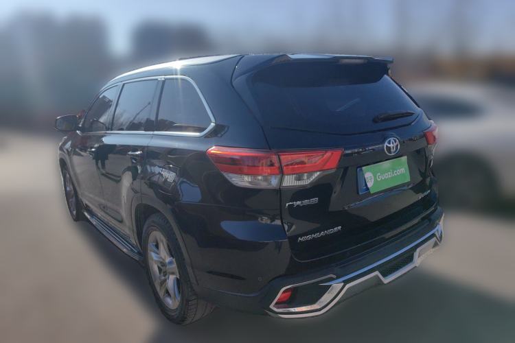 Used Toyota Highlander 2021 2.0T Four-Wheel Drive Luxury Edition 7 Seats Rear Left 45 Deg