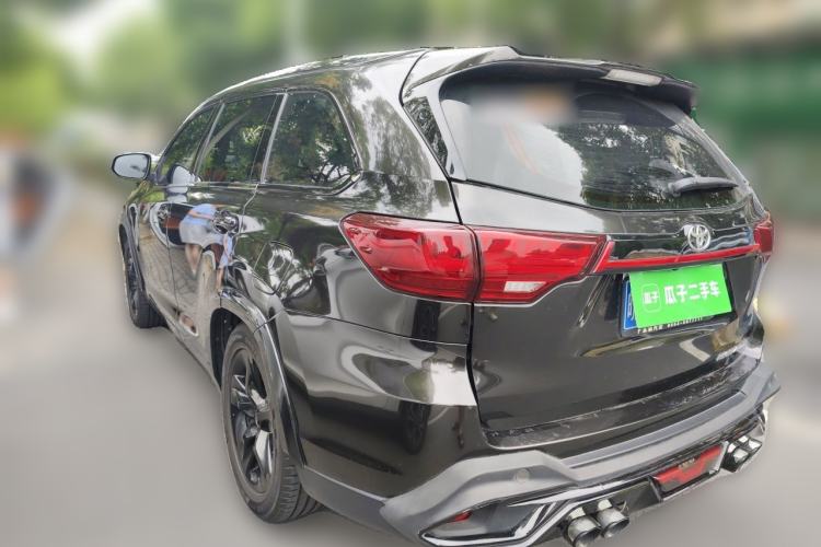 Used Toyota Highlander 2021 2.0T Four-Wheel Drive Luxury Edition 7 Seats Rear Left 45 Deg