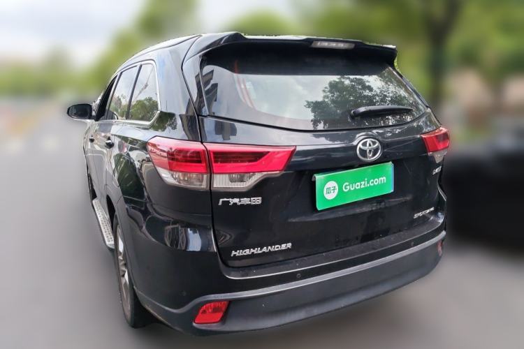 Used Toyota Highlander 2021 2.0T Four-Wheel Drive Luxury Edition 7 Seats Rear Left 45 Deg