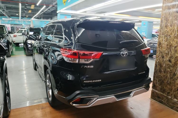 Used Toyota Highlander 2021 2.0T Four-Wheel Drive Luxury Edition 7 Seats Rear Left 45 Deg