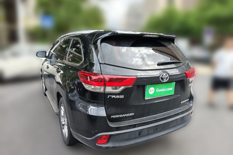 Used Toyota Highlander 2021 2.0T Four-Wheel Drive Luxury Edition 7 Seats Rear Left 45 Deg