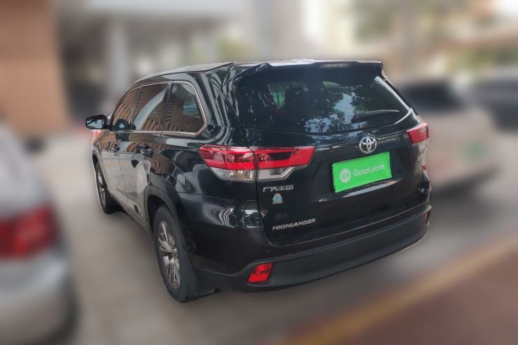 Used Toyota Highlander 2021 2.0T Two-Wheel Drive Elite Version 7-Seater Rear Left 45 Deg