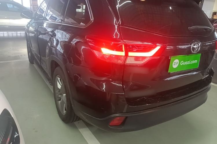 Used Toyota Highlander 2021 2.0T Four-Wheel Drive Luxury Edition 7 Seats Rear Left 45 Deg