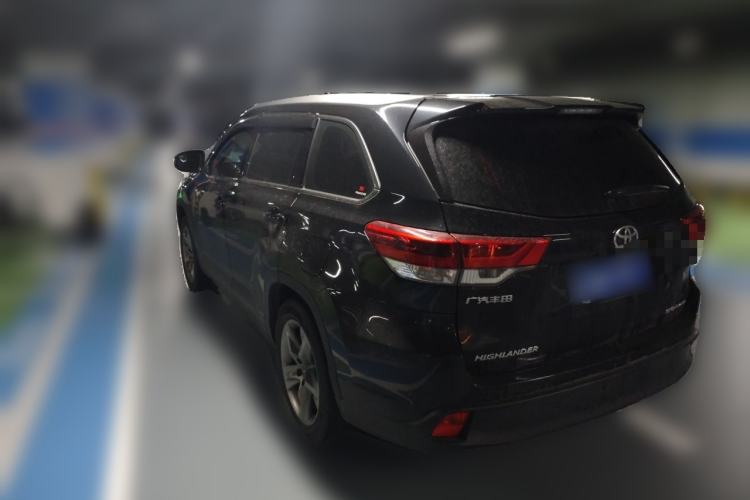 Used Toyota Highlander 2021 2.0T Four-Wheel Drive Prestige Version 7 Seats Rear Left 45 Deg